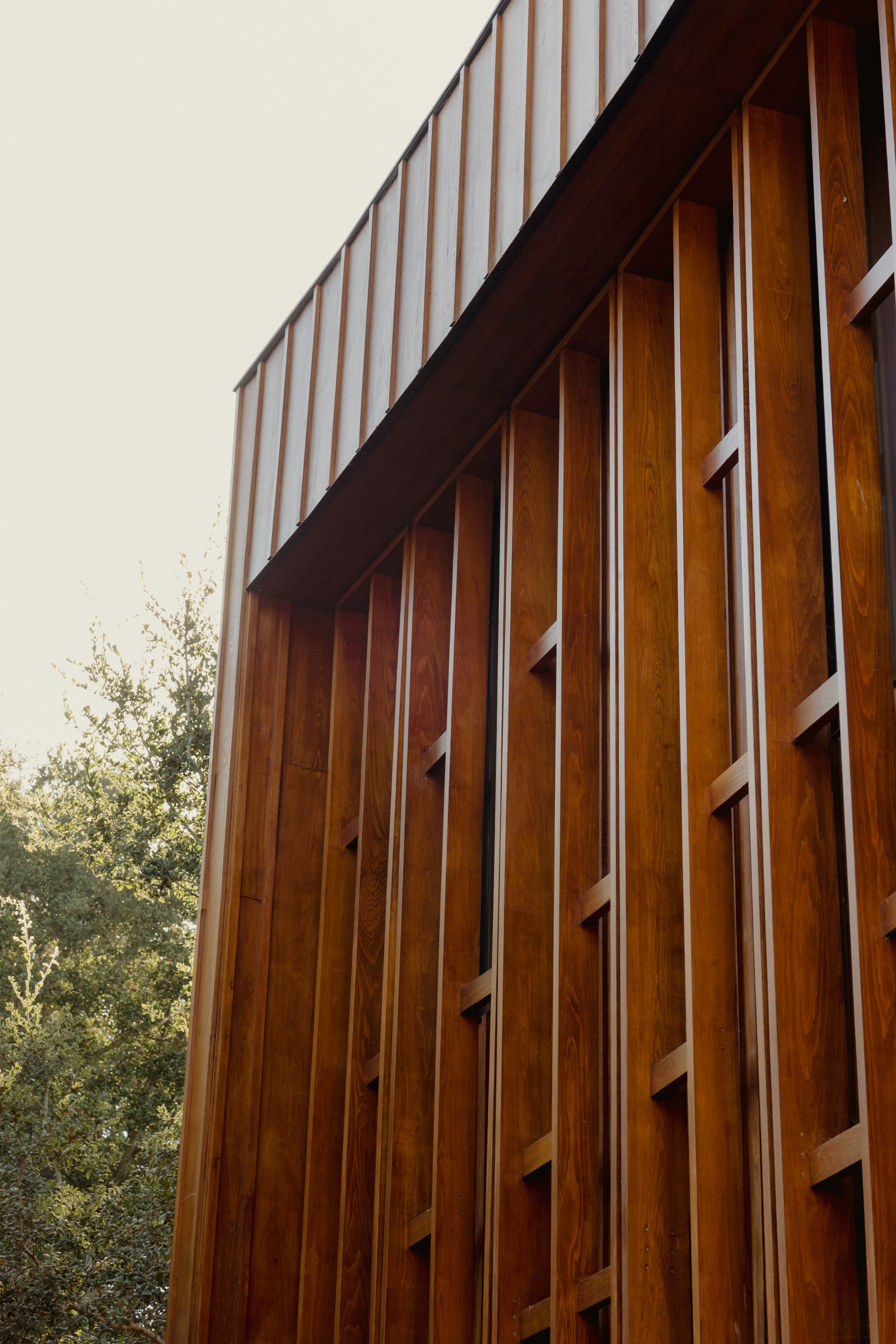 A warm wood-clad facility among the trees — the kind of place this work happens